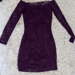 Purple laced dress 💜
